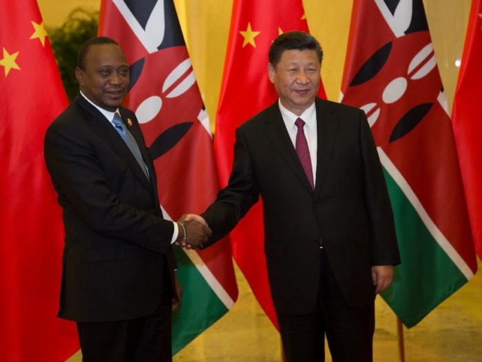 Image result for President Kenyatta and Chinese President