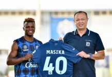 Timbe unveiled in Thai club